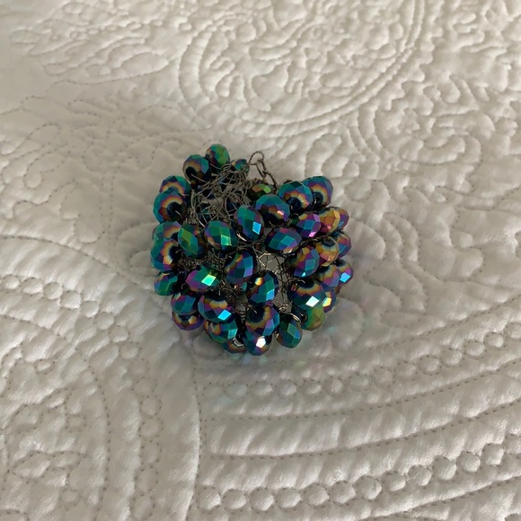 Stunning sparkling beaded cuff bracelet - Picture 2 of 9